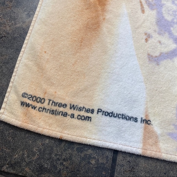 RARE VTG 2000 Christina Aguilera Beach/Bath Towel - Picture 4 of 5